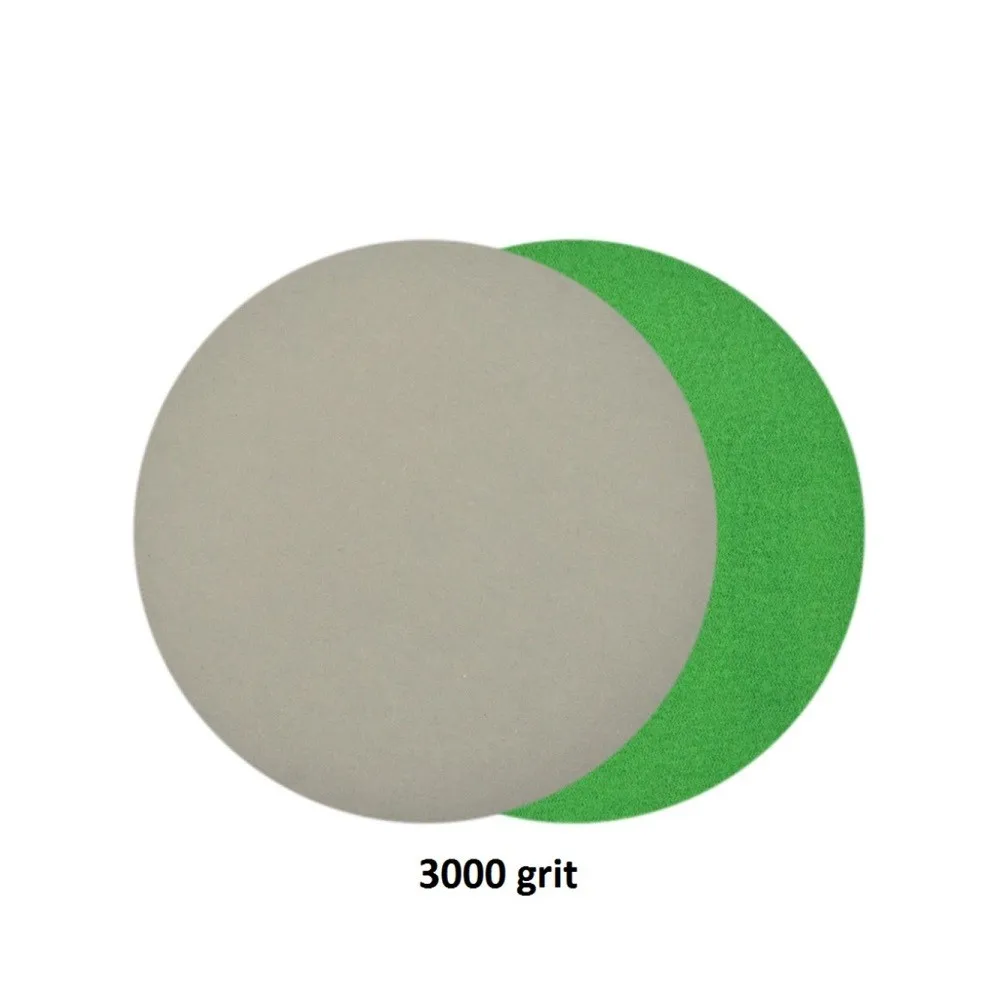 /05/2019 de papier abrasif pour le travail du calcul, support à crochet et boucle, disques abrasifs secs, convertisseur perturbé, 3 pouces, 1000, 1500, 2000, 3000, 5000, 50 pièces