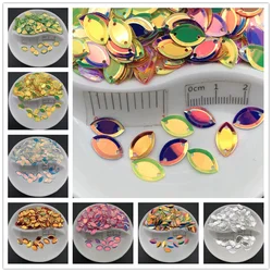 7*12/ 6*13/ 5*9mm Oval Horse Eyes Shape Loose Sequins Paillettes Sewing,Wedding Craft,Women Kids DIY Garment Accessory Wholesale