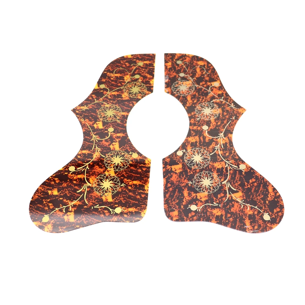 Left and Right handed Acoustic Guitar Pickguard Pick Guard Anti-scratch Plate For EJ200 With Gold Flower Bird 4 Colors