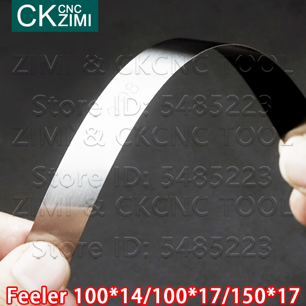100 مللي متر 150 مللي متر 0.02-1.0 مللي متر 0.05-1.0 مللي متر 14/17 شفرات المدى مكتشف اللامس مقياس الصلب الفولاذ المقاوم للصدأ المحسس قياس القياسات أدوات