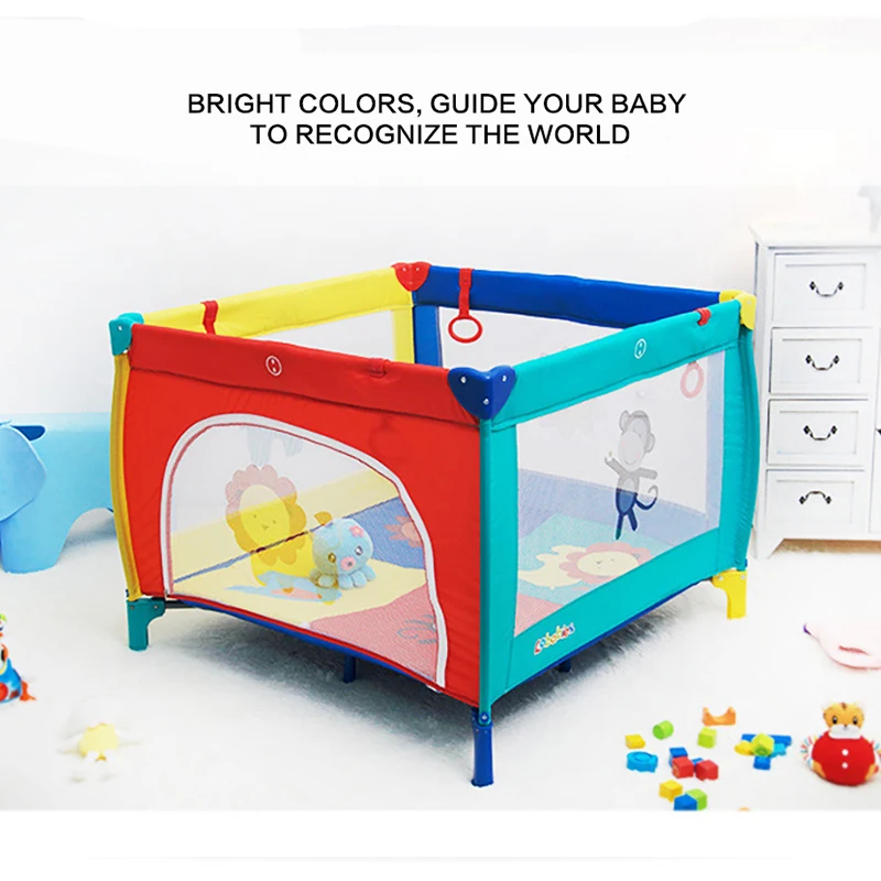 2021 New Style Baby Playpen Newborn Folding Playground Dry Balls Pool Toddler Safety Barrier Fence Game Guardrail Kids Furniture