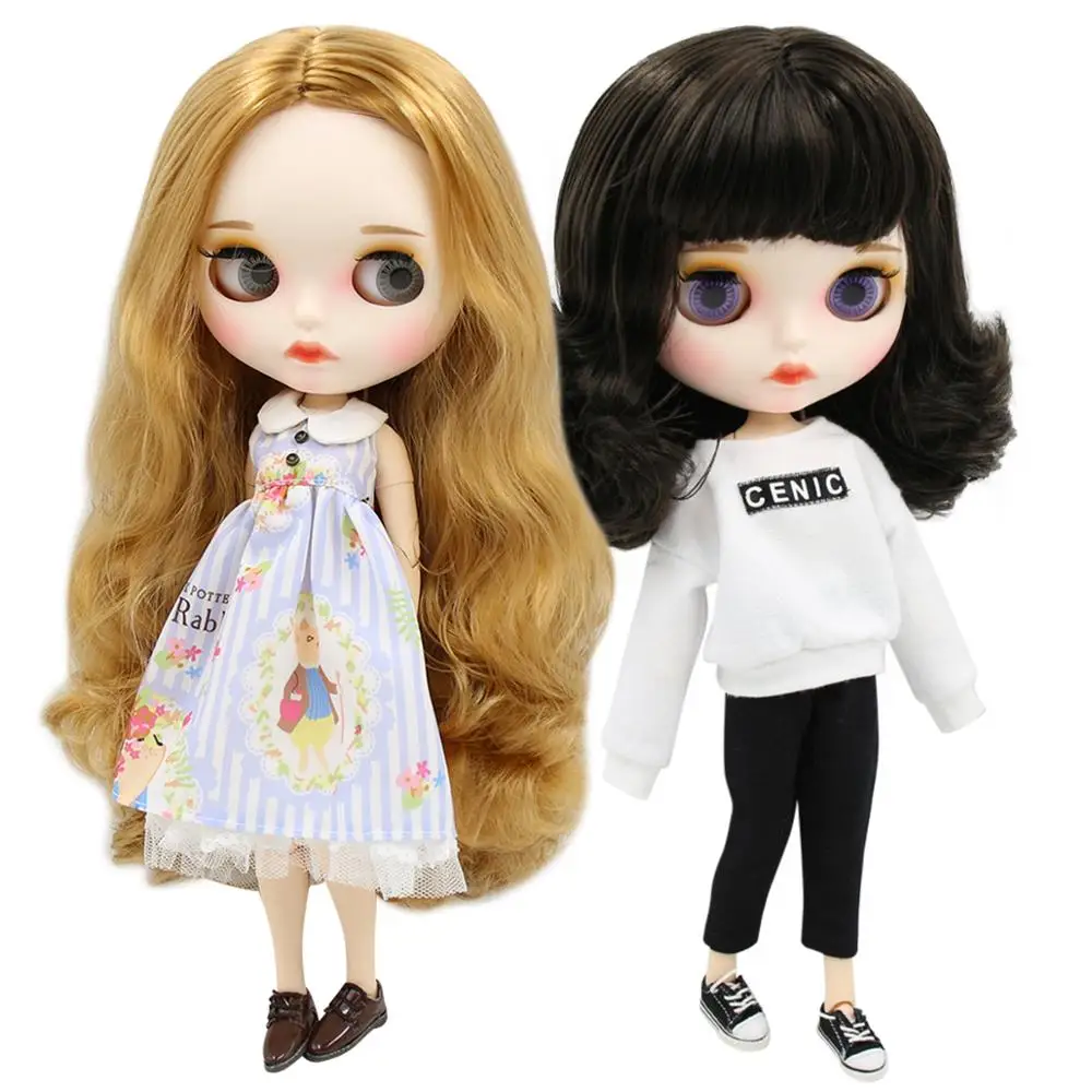 

Ледяная кукла DBS Blyth, игрушка для совместного тела, белая кожа, 30 см, высота, подарок для девочек, Нео, случайные цвета глаз, 1/6, шарнирная кукла bjd