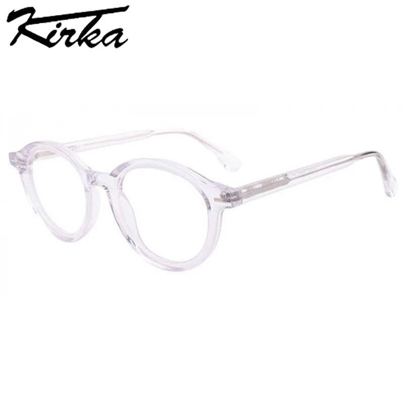 

Kirka Black Glasses Wholesale Woman Glasses Frames Men Eyeglasses Round Classic Prescription Women Glasses Frame WD0028