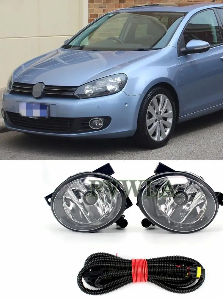 2 sztuki Światła samochodowe do VW Touareg 2011 2012 2013 2014 2015 Stylizacja samochodu Przednie światło przeciwmgielne Światło przeciwmgielne lub zespół wiązki przewodów — zdjęcie 2