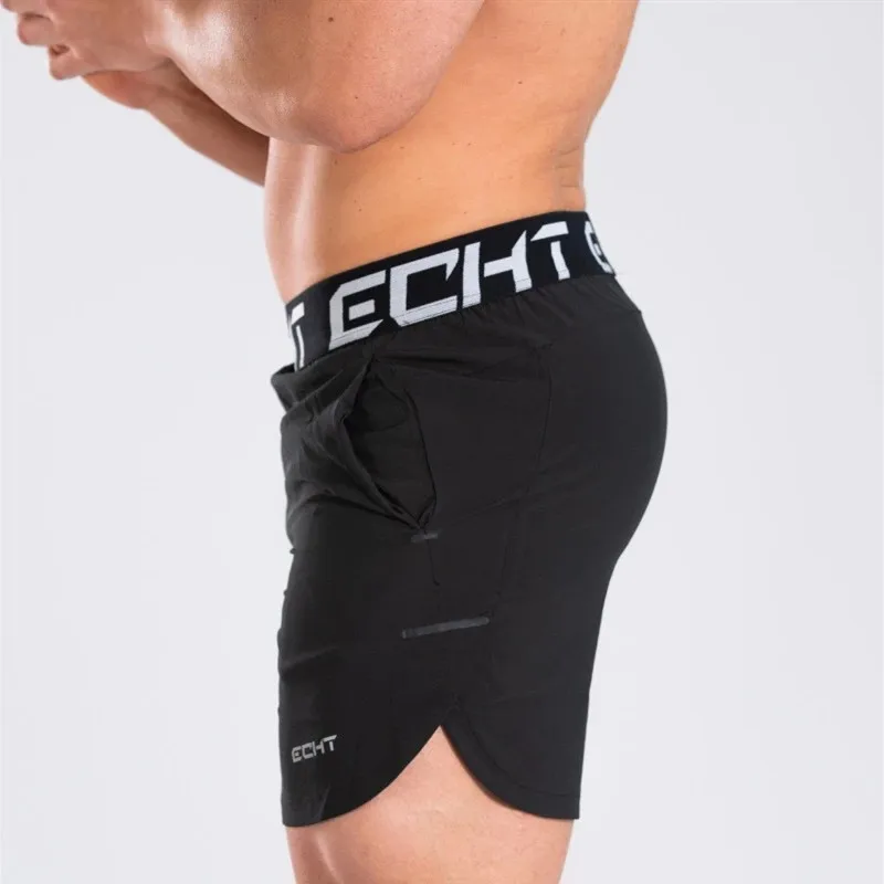 Pantaloncini da corsa da uomo nuovi di zecca pantaloncini traspiranti ad asciugatura rapida pantaloni sportivi da Bodybuilding Fitness Short Jogger