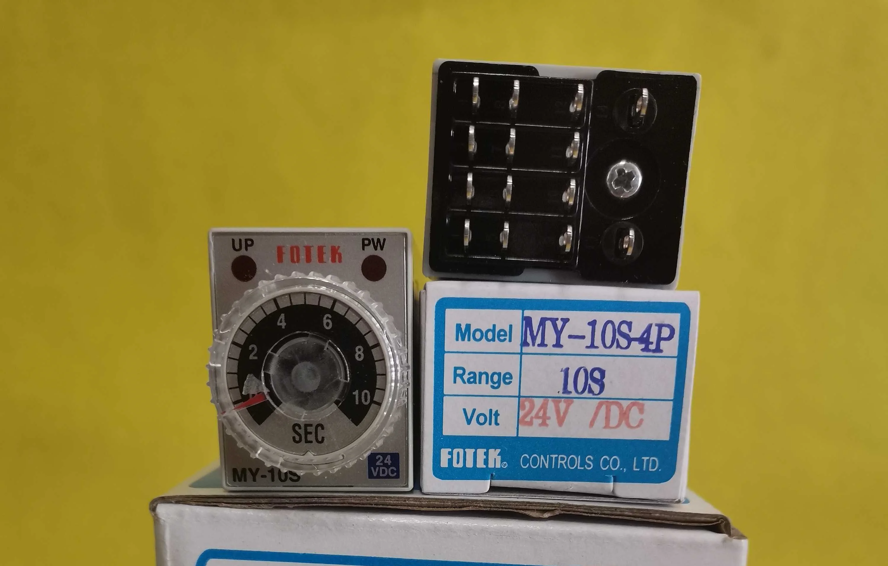 MY-10S-4P-24VDC brand new original imported Taiwan FOTEK timer