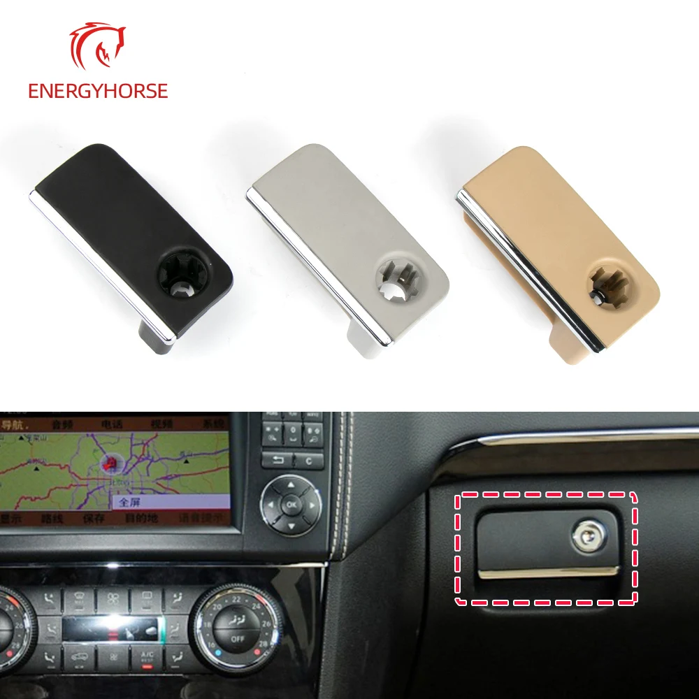 Car Glove Compartment Box Lid Switch Grip Lock Hole Replacement For Mercedes Benz W164 GL ML Class Toolbox switch Cover