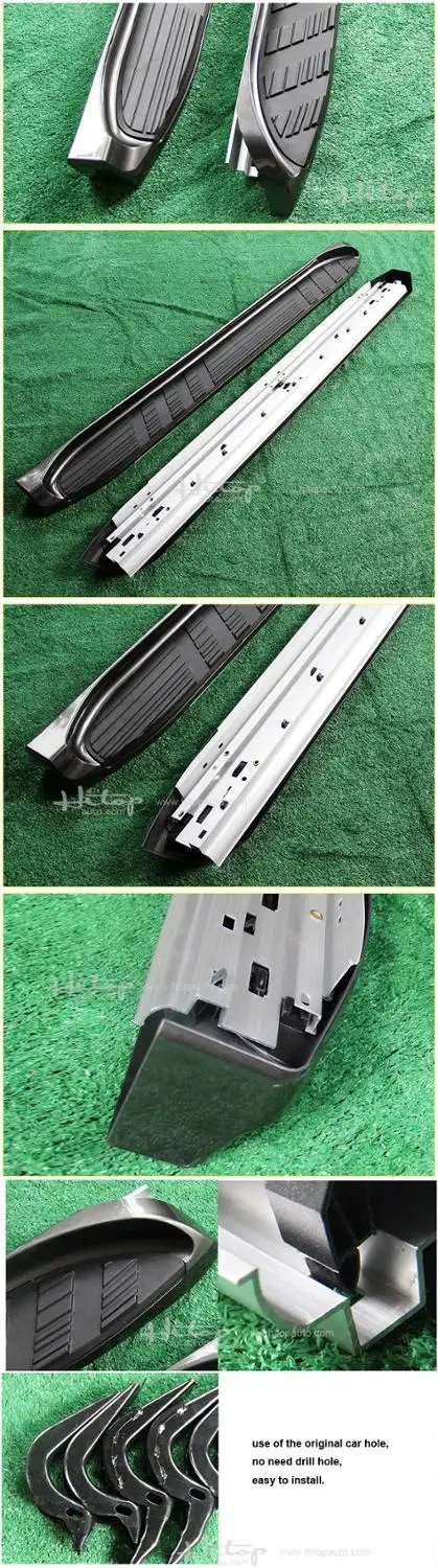 Running board side step foot pedal for Toyota Land Cruiser Prado 120 150 2700 4000,2003-2009 or 2010-2021 year, quality supplier