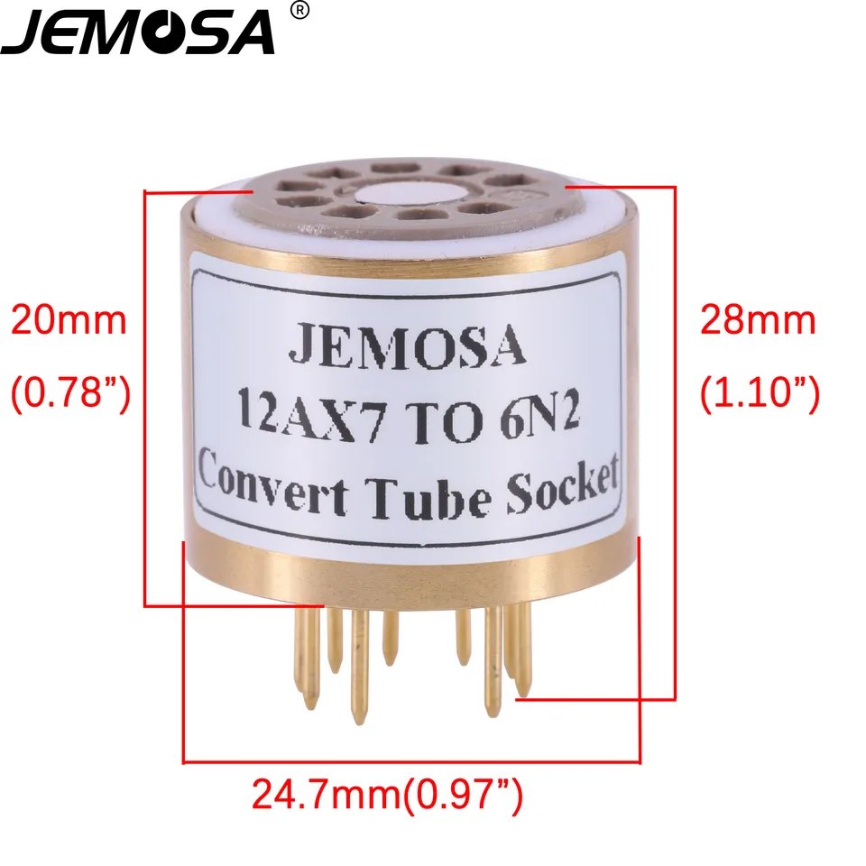 1pc 12AX7 12AU7 ECC82 ECC83に6N2 6N1 6N6 6922 ECC88 E88CC diy