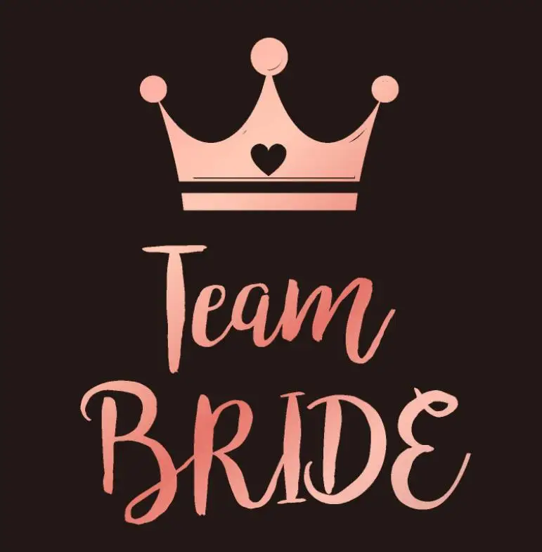 

Rose Gold Bride Metallic Tattoo Sticker Bridesmaid Hen Party Bachelorette Party Decoration Bridal Shower Bride to Be Diy Decor