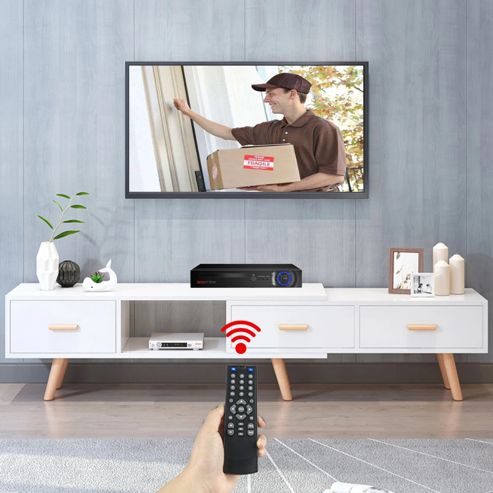 4K 8CH POE Smart NVR (1080p/3MP/4MP/5MP/6MP/8MP/4K) POE Netzwerk Video Recorder Unterstützt bis zu 8 x 8MP/4K IP Kameras 4/8 Kanal
