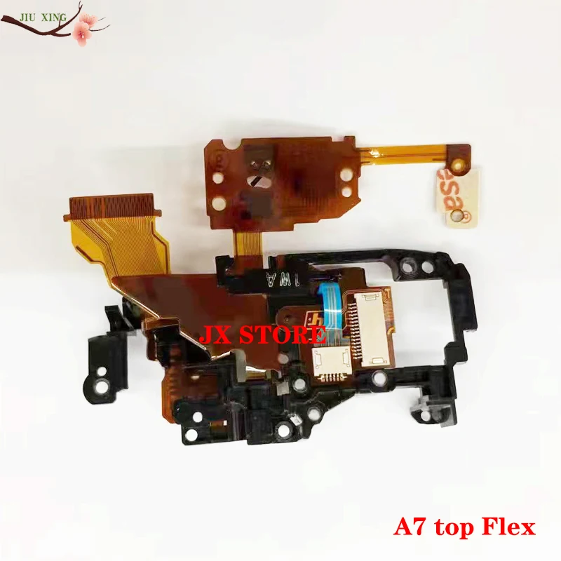 ใหม่สำหรับกล้อง Sony A7 A7S A7R ILCE-7R ฝาครอบด้านบนชัตเตอร์ปุ่ม FPC Flex Cable