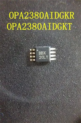 NEW 10PCS/LOT OPA2380 OPA2380AIDGKR OPA2380AIDGKT MARKING BBX MSOP-8 IC