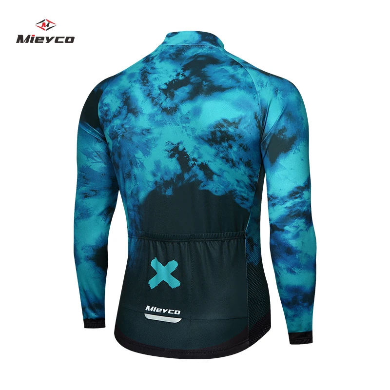 2022 Men Summer Long Sleecves Cycling Jersey Men\'s Bicycle Jersey Mtb Breathable Bike Cycling Clothing Shirt Maillot Ciclismo