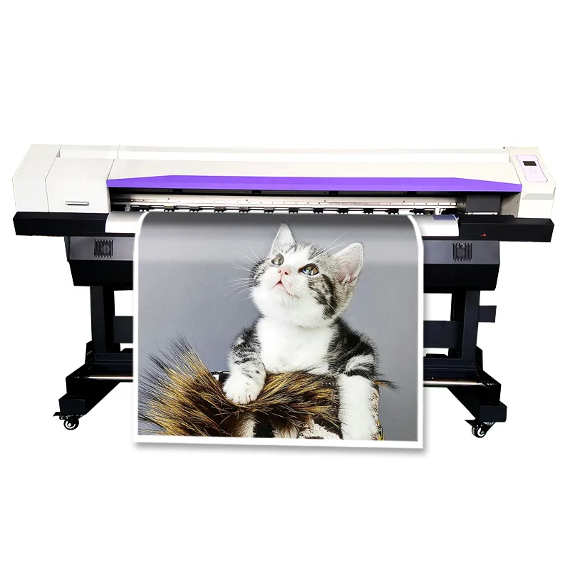 1440dpi Large Format plotter Digital Vinyl Banner printing machine Poster printer 1.6m Inkjet Eco Solvent printer