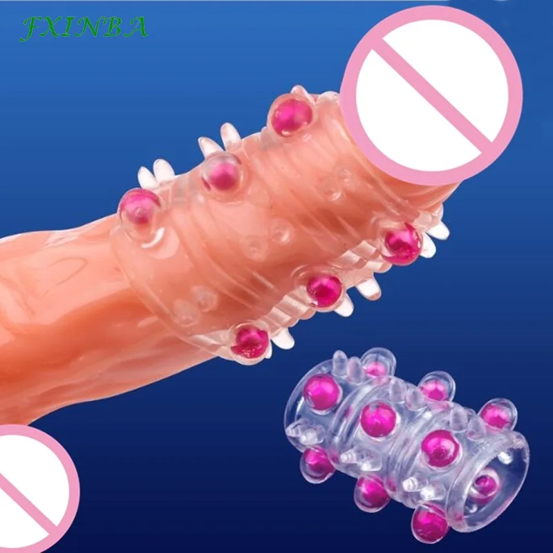 FXINBA Silicone Penis Rings Male Longer Stronger Erection Delay Ejaculation Lasting Peal Cock Rings Adult Sex Toy For Men