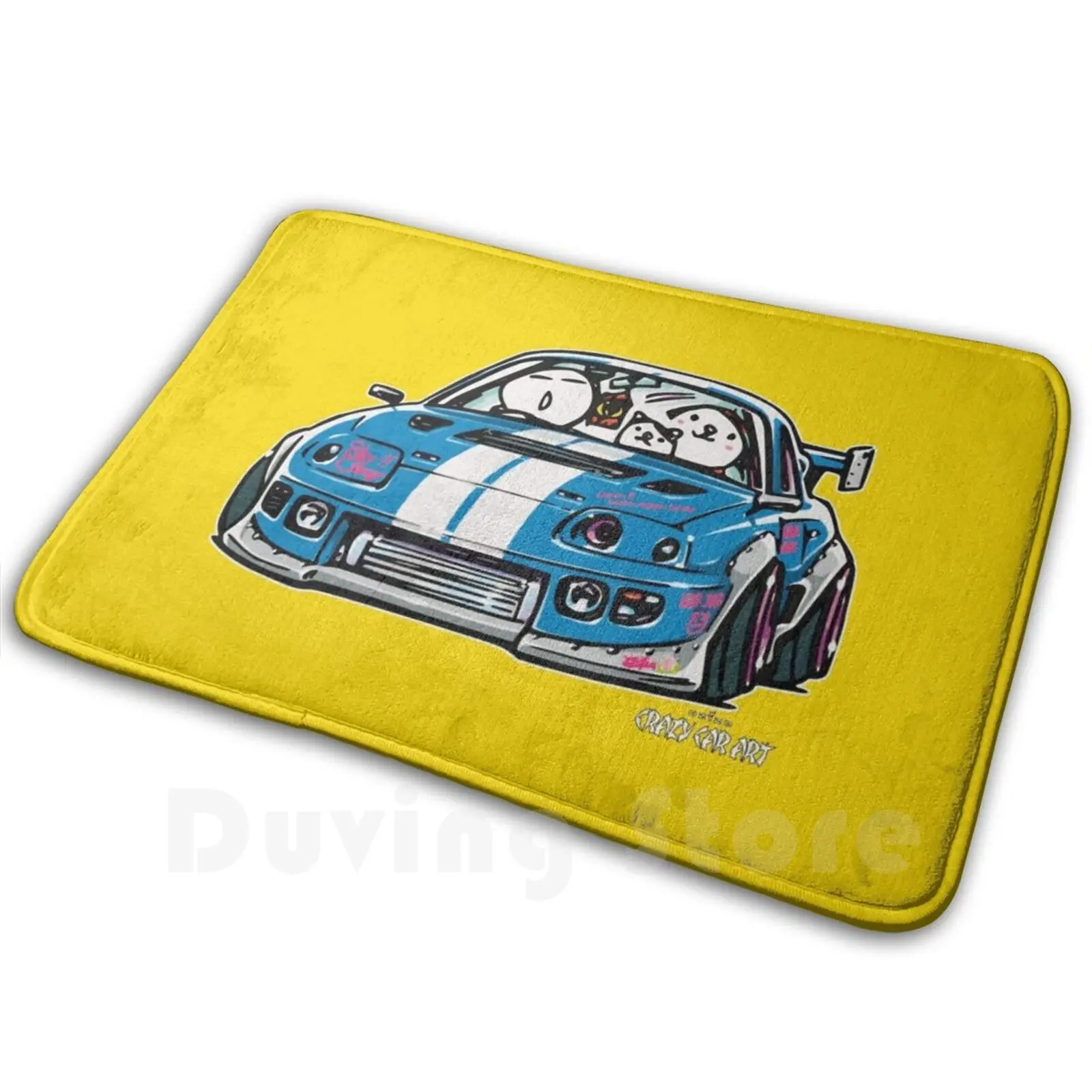 

Crazy Car Art 0149 Коврик Коврик Подушка Мягкий Автомобильный Ozizo Jdm Custom Lowdown Lowstyle Old School Crazy Car Art