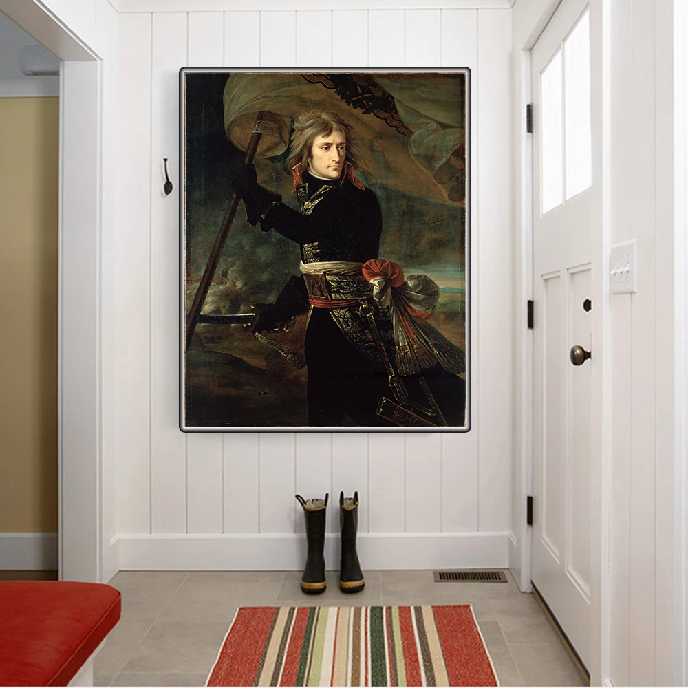 Citon Antoine-Jean Gros《Napoleon Bonaparte at the Pont d'Arcole》Canvas Oil Painting Picture Modern Wall Decor Home Decoration