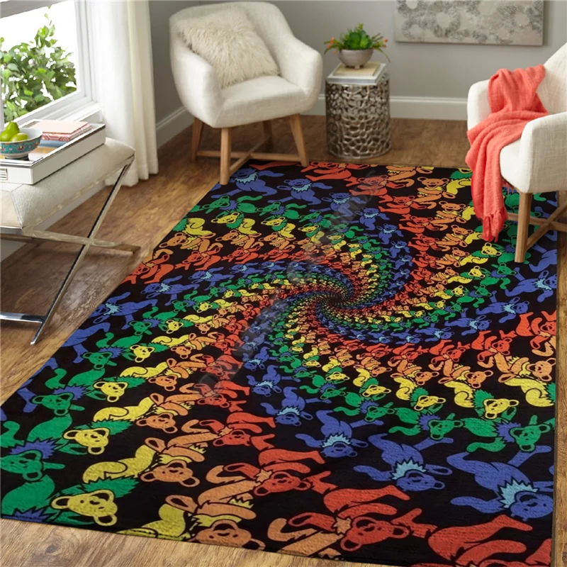 Insect Soft Flannel Lion 3D Printed Rugs Mat Rugs Anti-slip Large Rug Carpet Home Decoration