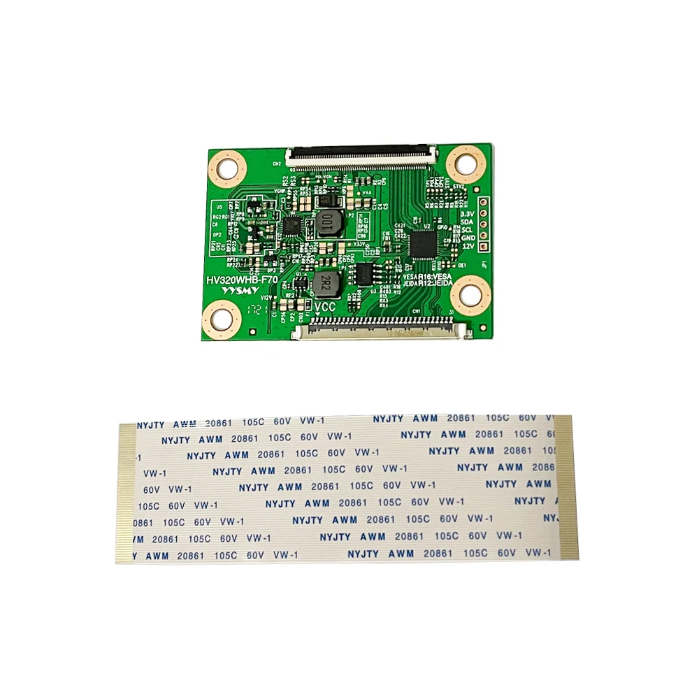 Placa lógica universal HV320WHB-N56, HV320WHB-N86, N81, F56, n06con cable de 60p y 10cm