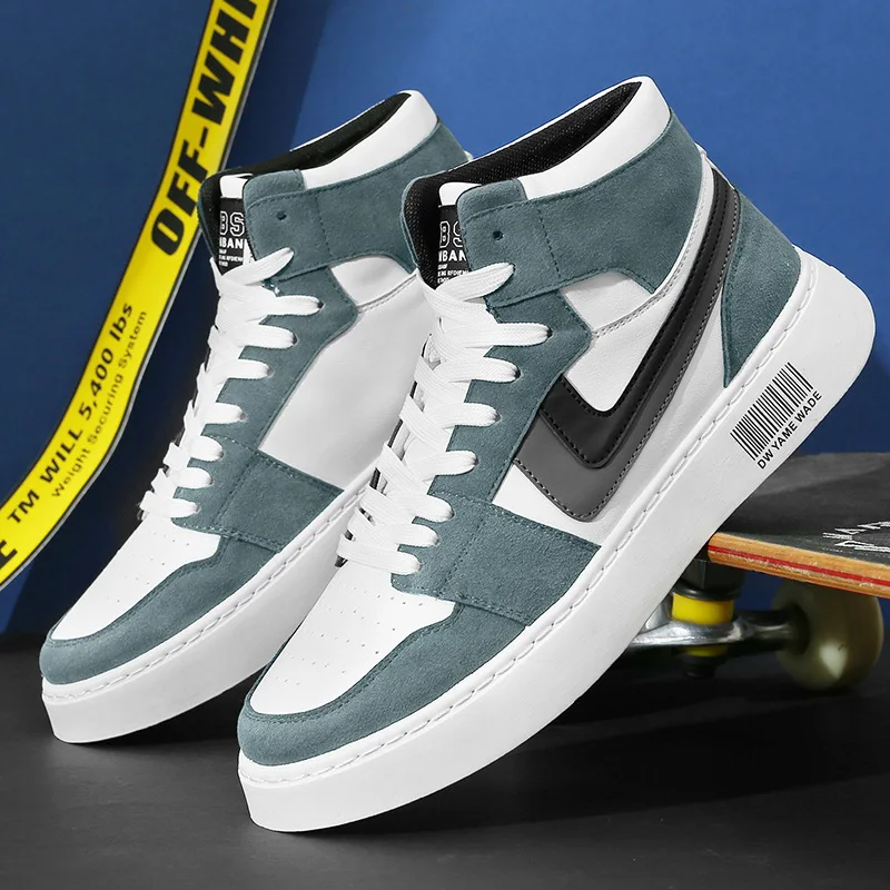 

Men's shoes spring and autumn new casual sports running shoes high-top comfortable fashion shoes fashion lightweight breathable