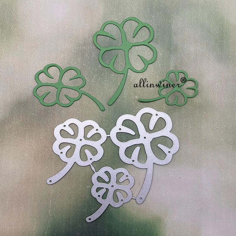 Four leaf clover flower Metal Cutting Dies Stencils Die Cut for DIY Scrapbooking Album Paper Card Embossing