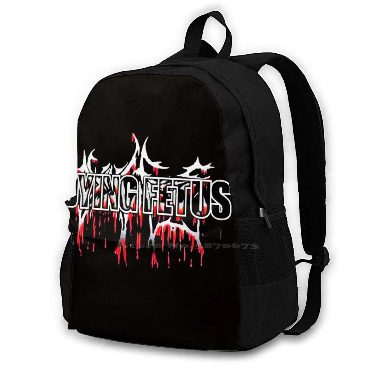 Fetus Logo School Bags Travel Laptop Backpack Amazing07 Fetus Is An American Death Metal Band Originally From