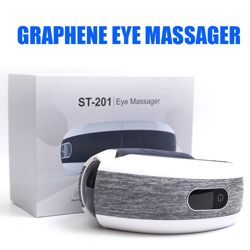 Eye Device Massager Electric Air Pressure Wrinkle Fatigue Breathable Fabric Massage Hot PackVibration Massage Therapy Glasses