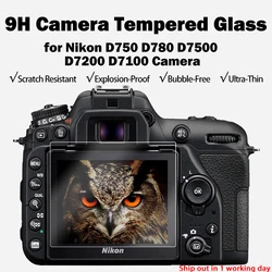 D750 D780 D7500 Camera Protective Glass Film 9H Hardness Tempered Glass Ultra Thin Screen Protector for Nikon D7200 D7100 Camera