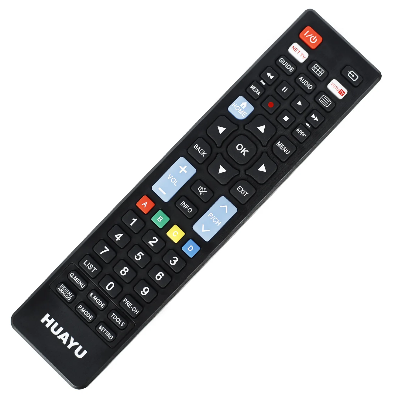El control remoto Huayu URC1511 es adecuado para Samsung / LG / Sony TV universal de configuración gratuita
