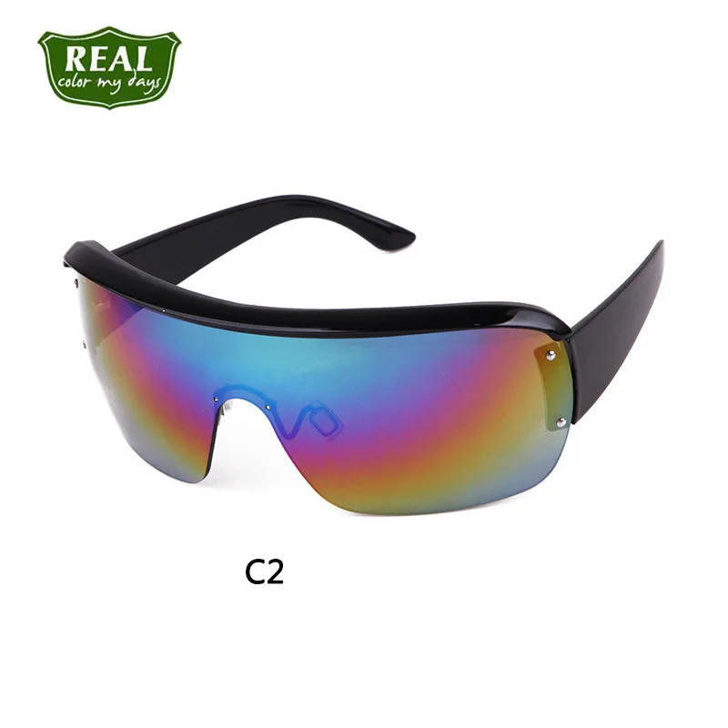 REAL UV400 Large frame sandproof sport sunglasses driving sun glasses outdoor men women casual Goggles