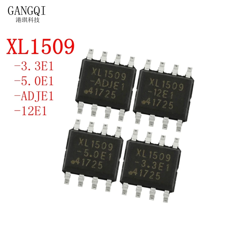 10PCS XL1509 SOP-8 XL1509-5.0E1 XL1509-3.3E1 XL1509-12E1 XL1509-ADJE1 -5.0 -3.3 -12 -ADJ SOP8 SMD New and Original IC Chipset