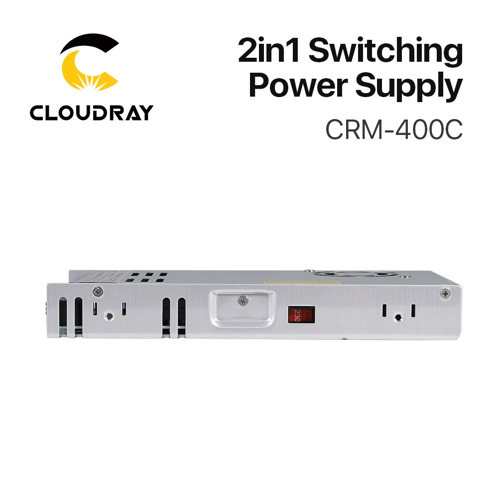 Cloudray 2in1 Swithch Power Supply 5V 5A & 24V 15A 400W CRM-400C for Fiber Marking Machine Power System