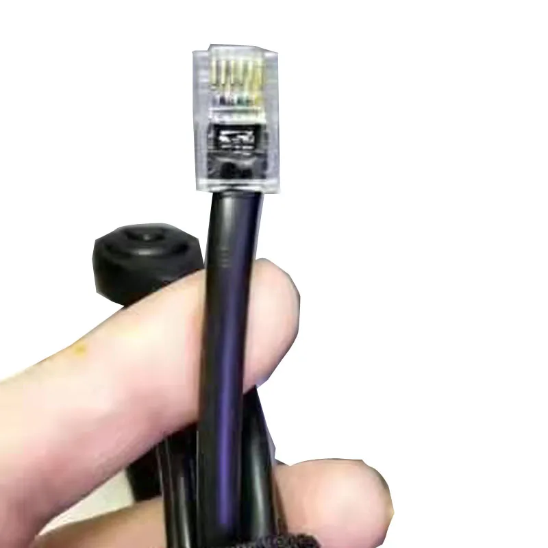 Set Finger PTT 6 Pin Hands-free Microphone Speaker for Kenwood TM-261A TM461A TM-471A TK-630 730 760 768G Car Mobile Radio view 3