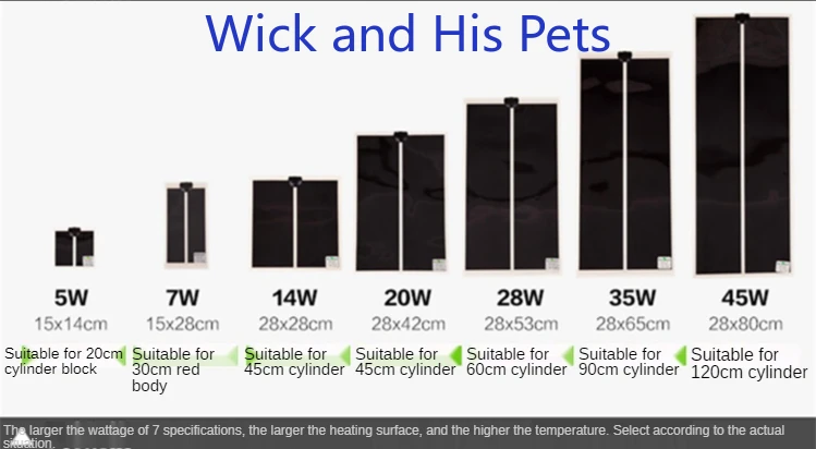 Pet Heating Pad Sheet with Temperature Control Switch Pet Pad Heating GB/American/European/British/Australian Plug Reptiles