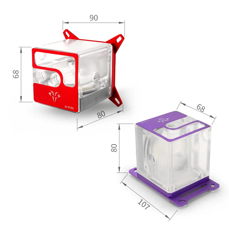 Syscooling All In One Waterkoeling Aio Cpu Liquid Cooler 5V Rgb Ondersteuning Koperen Radiator Pc Waterkoeling Kit