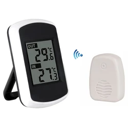 LCD Wireless Indoor/Outdoor Digital Thermometer Ambient Weather Station Home Office Temperature Meter -40~60°C Testing Tools