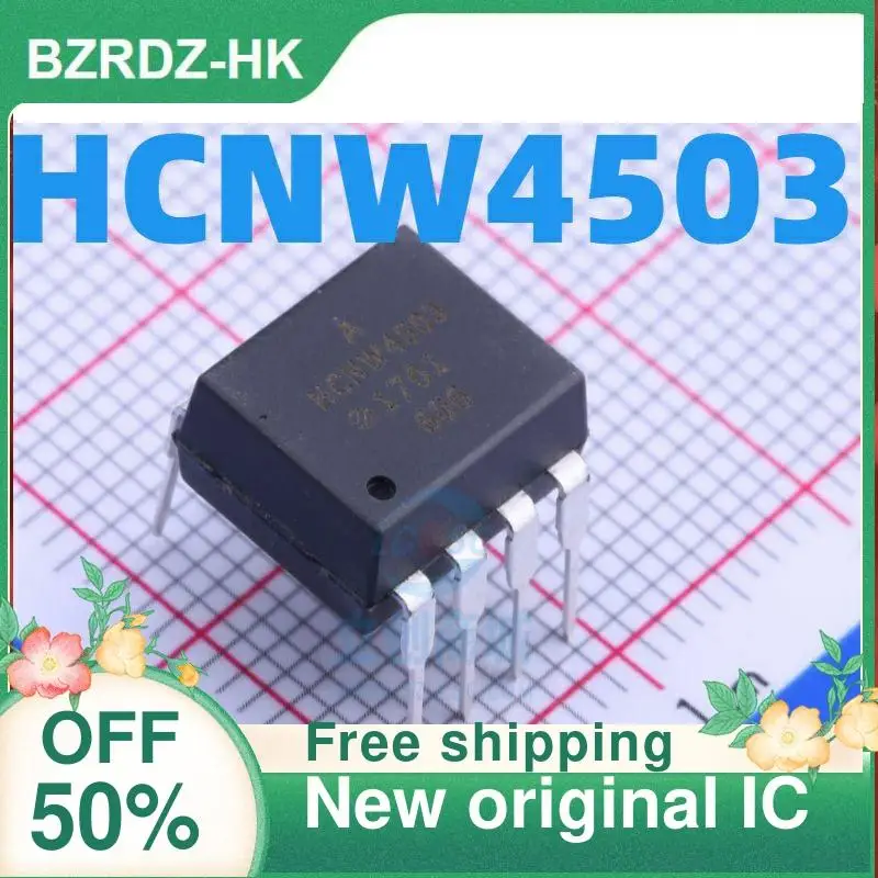 HCNW4503-000E HCNW4503 SOP-8 DIP-8, 정품 IC, 10 개, 신제품