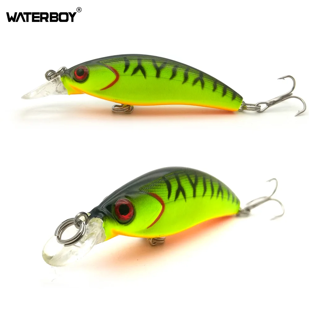 WATERBOY Pesca Isca Jerkbait Fishing Lure 5.2cm /2in 3g/0.1OZ Wobblers Swimbait Peche Hard Artificial Bait Factory Direct