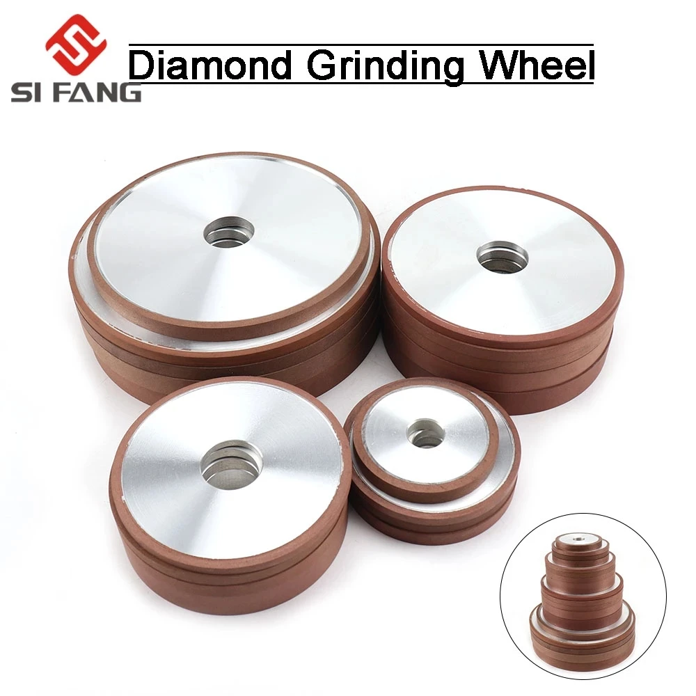 150mm/180mm/200mm Parallel Diamond Grinding Wheel Grinder Disc For Mill Sharpening Tungsten Steel Carbide Rotary Abrasive Tools