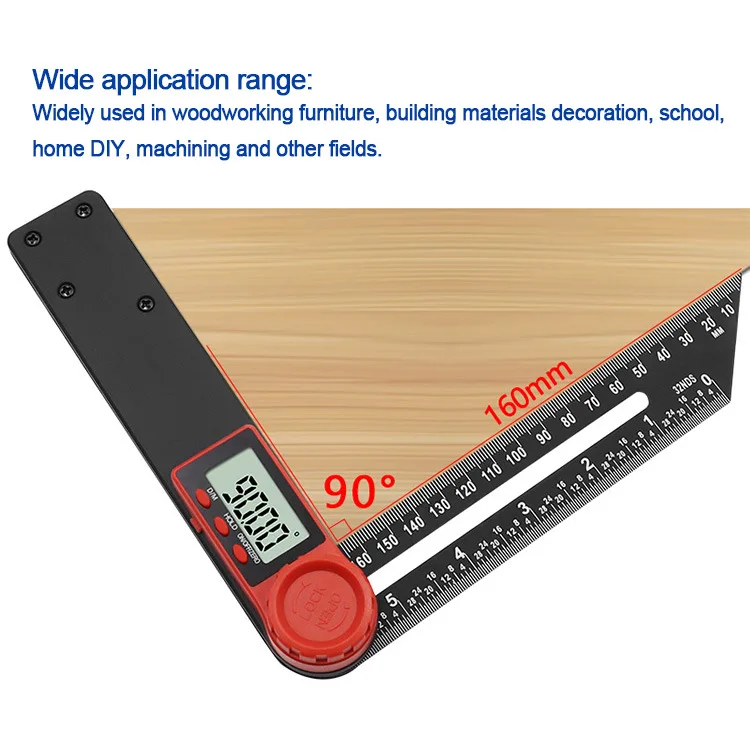 Digital Angle Rulers Gauges Tri Square Sliding T-Bevel Square Level Measuring Tool wooden marking gauge Protractor