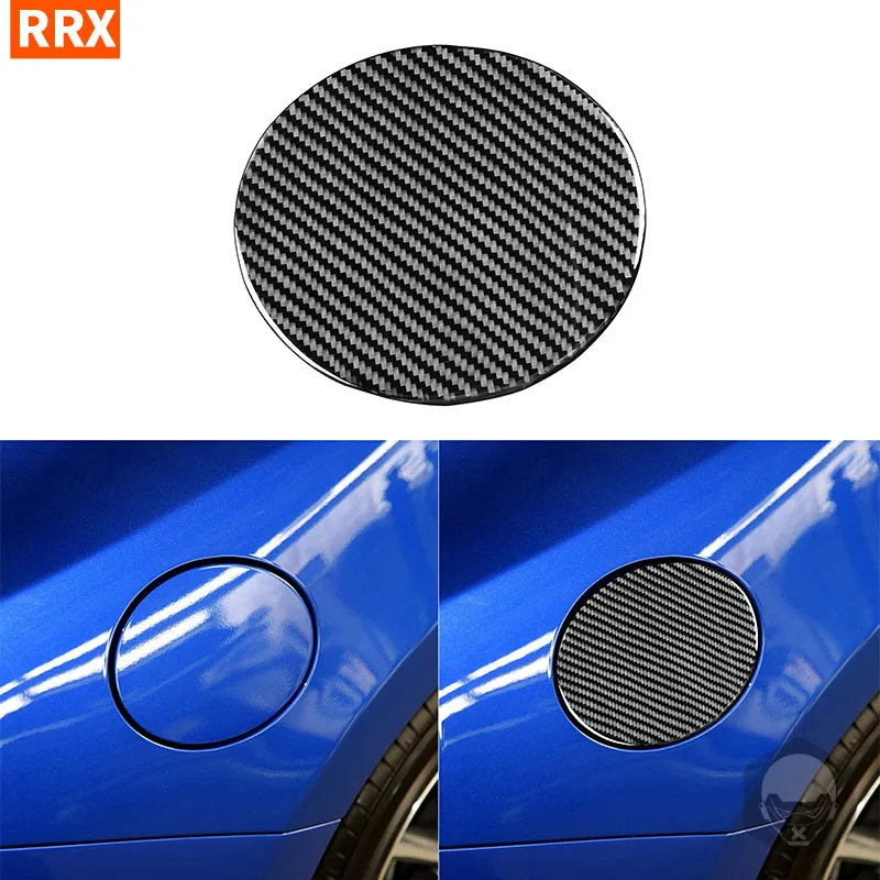 

For Toyota GT 86 FT86 Subaru BRZ 2016 2017 2018 2019 2020 Carbon Fiber Sticker Fuel Tank Cap Round Cover Interiors Car Trim