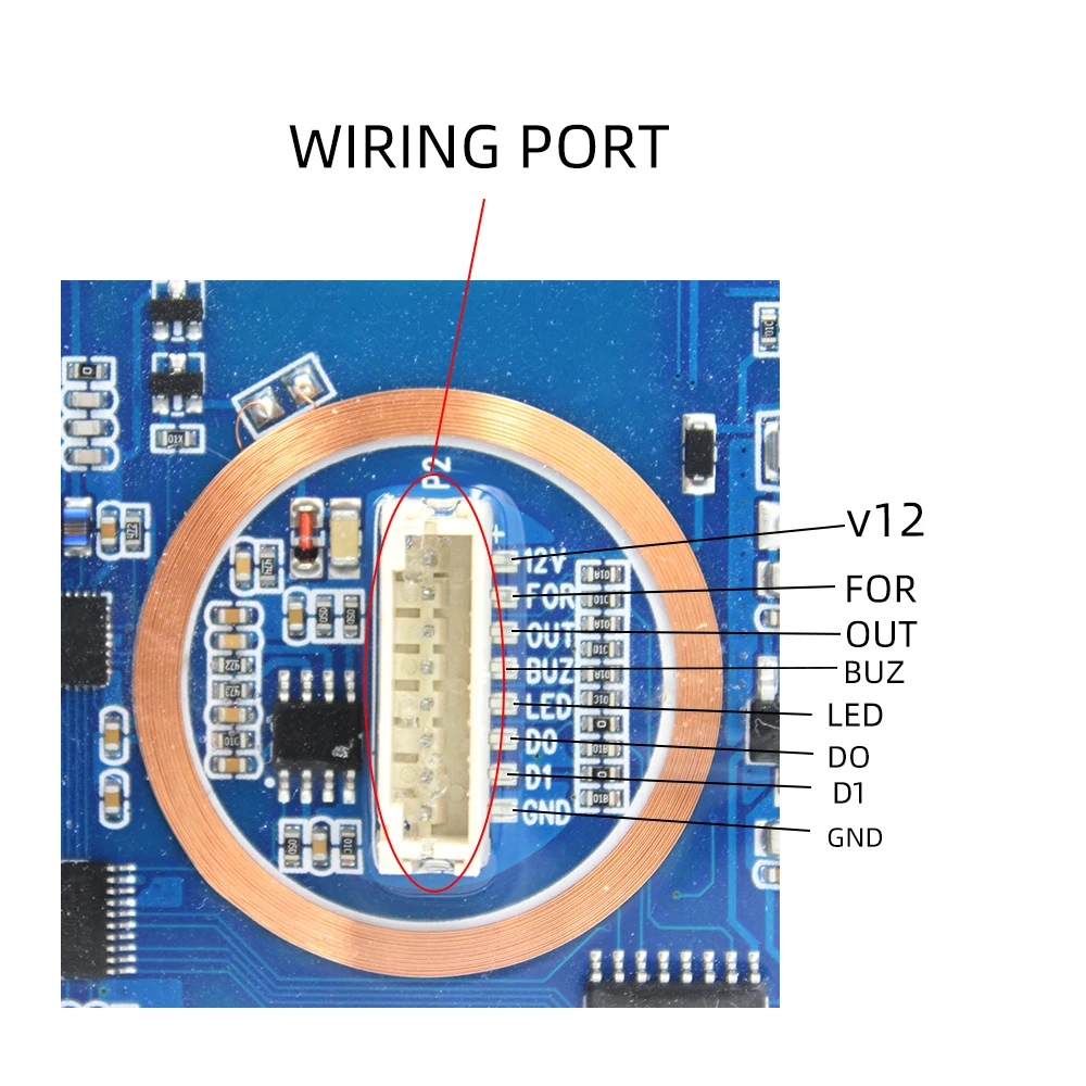 IP66 Wasserdicht Dual Frequenz Wiegand RFID Kartenleser 125Khz + 13,56 Mhz WG26/34 Ausgang Tastatur Panel Ultra dünne 8mm Hintergrundbeleuchtung