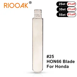 10Pcs Nieuwe Vervanging Flip Sleutel #25 Kd Key Blade Voor Honda Civic Accord CR-V XR-V Stad Hrv Venzel jade Auto Remote Vervang Leeg