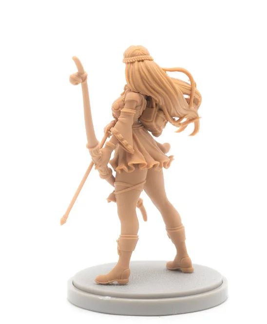 30mm Resin Figure model kits Death High Miko  Unassembled and unpainted