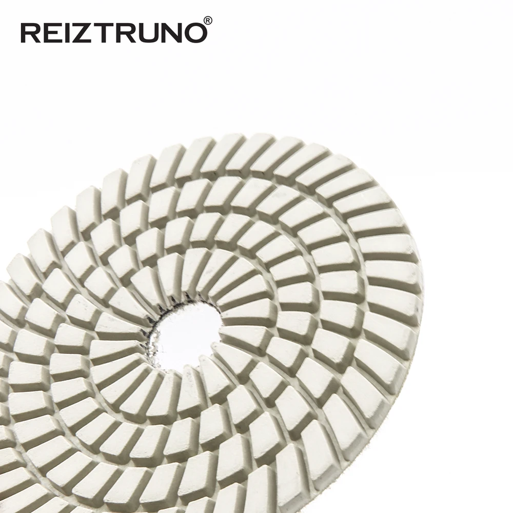 Reiztruno 3 "/4"/5 "แผ่นขัดเปียกสำหรับขัดหินอ่อนหินแกรนิต,ควอตซ์,resin Abrasive Disc บดล้อสำหรับเครื่องบด,ใช้เปียก
