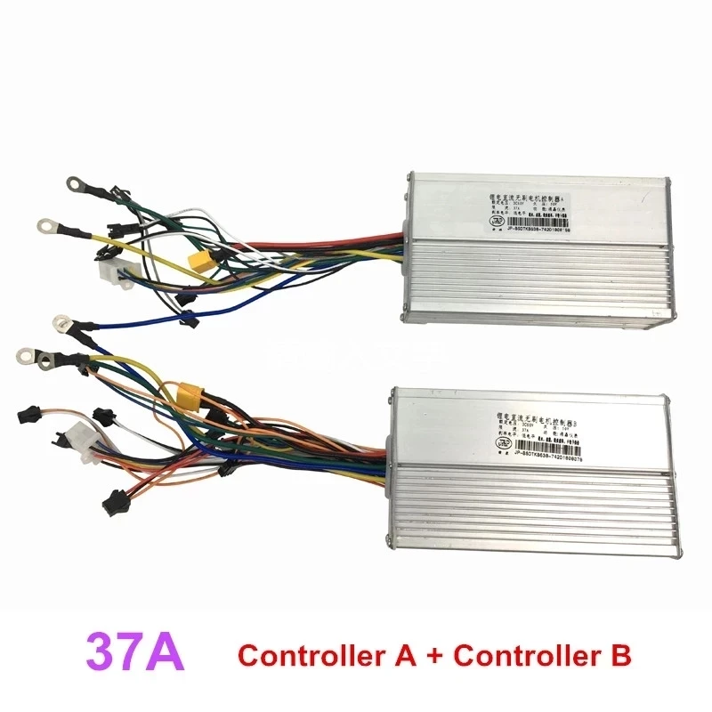 60V 25A 37A Electric Scooter Controller for 60V Dual Motor Electric Kick Scooter E Bike Electric Board use for FLJ Scooter