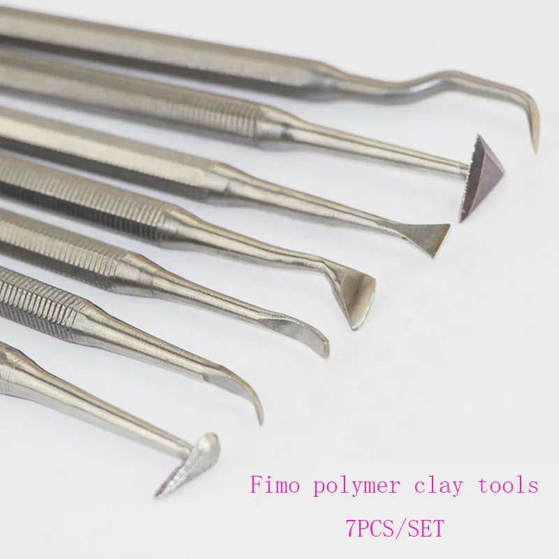 Good quality alloy polymer clay tools,clay tools set,Clay swords and clubs,sculpting tools,7pcs/set