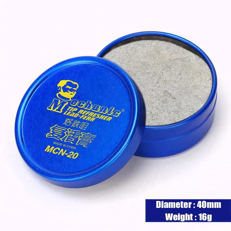 MECHANIC Soldering Tip Refresher Clean Paste for Oxide Solder Iron Tip Welding Sting Head Resurrection