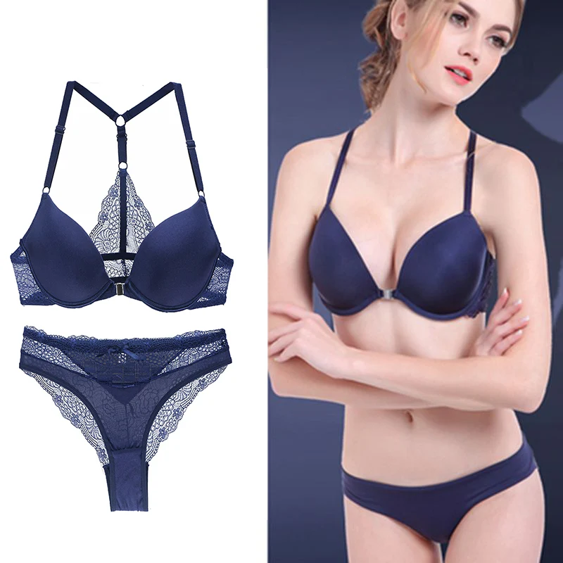 Nouvell Seamless Fashion Bras Spring and Summer Sexy Front Button Push Up Underwear Buckle Female Small Chest Lingerie